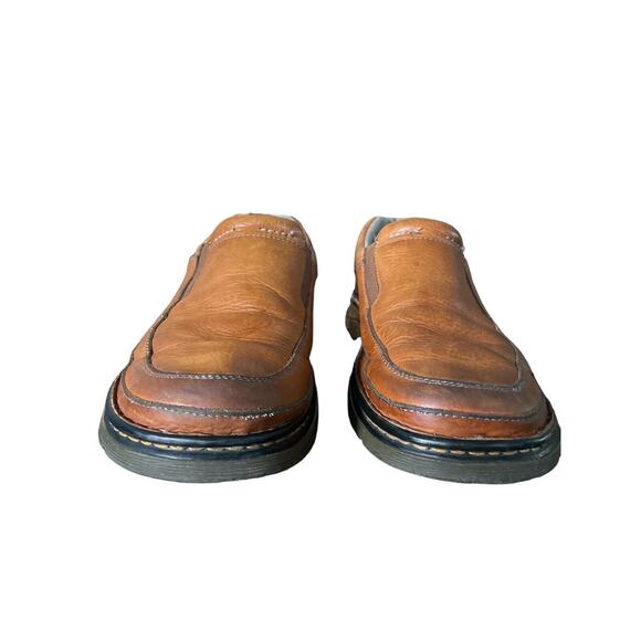 DR MARTENS Men Loafers Caramel Brown Sz 11 Slip-On Leather 11198 - Picture 1 of 7